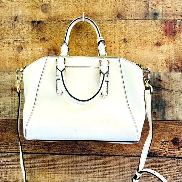 Micheal Kors Ciara Saffiano Leather Satchel/Crossbody Bag - Picture 3 of 16